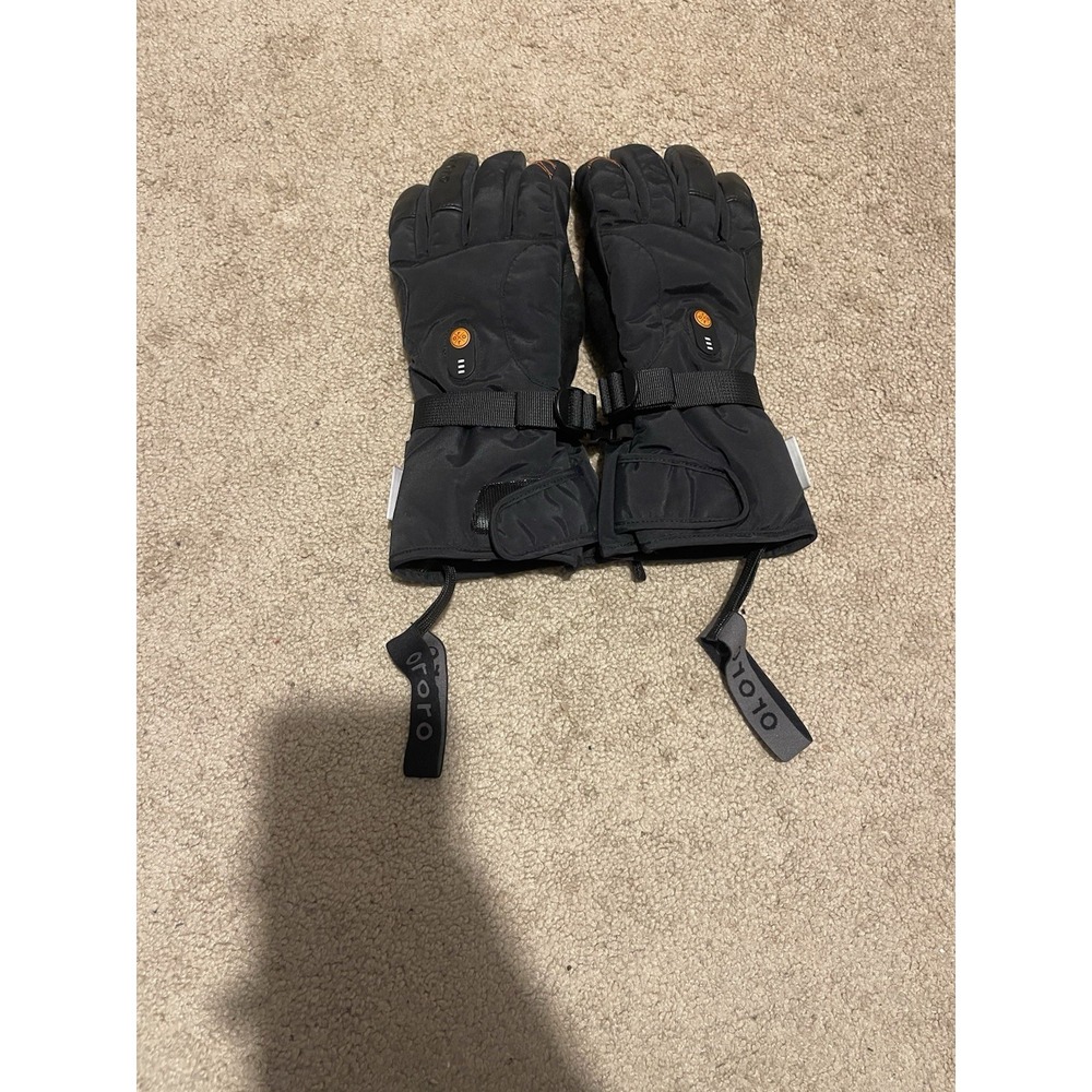 Ororo Heated Gloves Buffalo 2.0 Unisex Black Size Small (charger Not Included)
